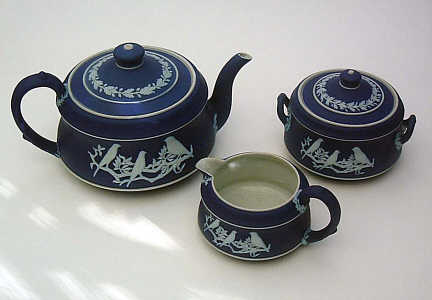 Part one of the tea sets made by Wedgwood for Caperns