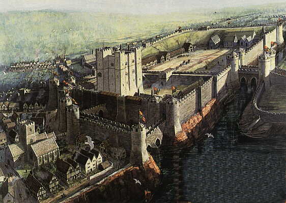 Bristol Castle around 1300