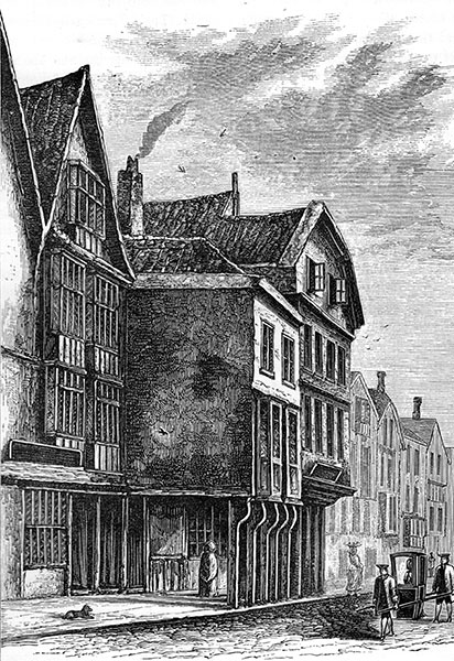 Stag and Hounds, Old Market in 1882