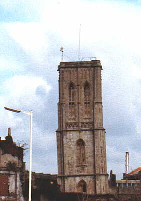 Tower of Temple Church - July 1981