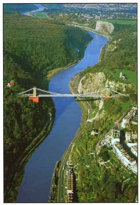 Avon Gorge - Clifton Suspension Bridge and the River Avon