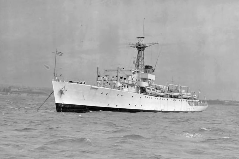 HMS Cook in April 1951