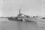 HMS Wrangler, 1944. Photo: Imperial War Museums FL21789