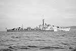 HMS Wrangler, July 18, 1944 at Greenock Photo: Imperial War Museums A24753