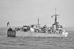 HMS Wrangler, July 18, 1944 at Greenock Photo: Imperial War Museums A24755