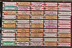 A selection of title strips