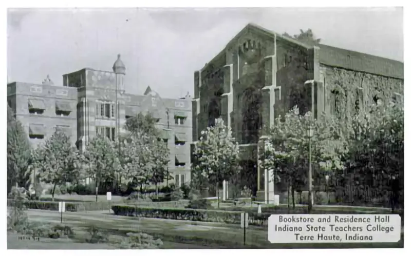 Bookstore and Residence Hall - Indiana State Teachers College, Terre Haute