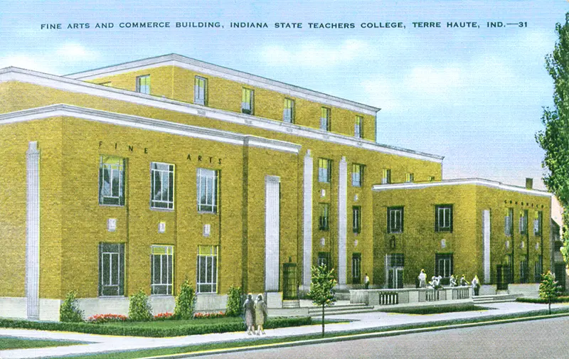 Fine Arts and Commerce Building - Indiana State Teachers College, Terre Haute