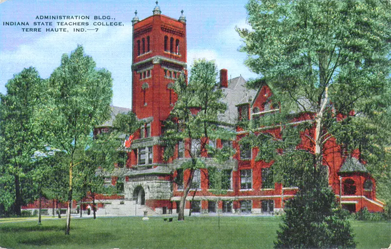 Administration Building, Indiana State Teachers College, Terre Haute