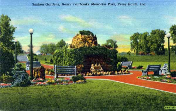 Sunken Gardens, Henry Fairbanks Memorial Park, Terre Haute