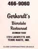 Gerhardt's Bierstube Restaurant