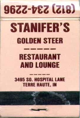 Stanifer's Golden Steer Restaurant, Terre Haute