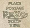 Rexo postcard stamp box