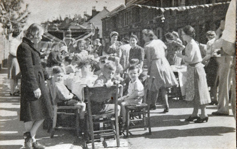 VE Day street party in Bedminster