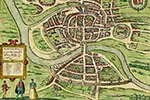 Joris Hoefnagle's map of Brightstowe of 1581