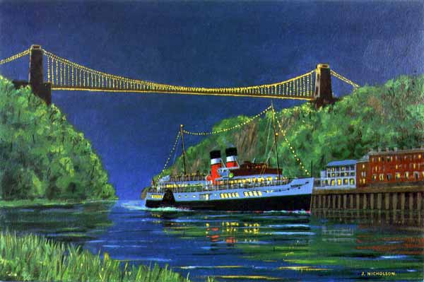 Avon Gorge - Paddle Steamer "Waverley"