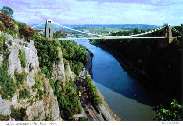 Avon Gorge - Clifton Suspension Bridge and the River Avon