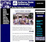 This homepage style was captured by the Internet Archive from 13 October 1999 to 8 April 2002. This used a table for its layout.