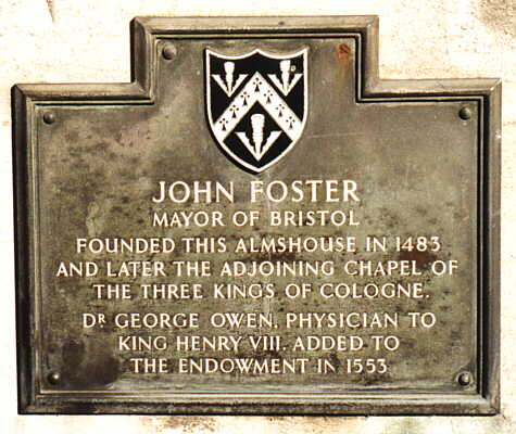 Plaque to John Foster and George Owen