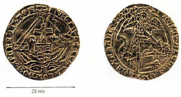 Henry VI Angel minted in Bristol