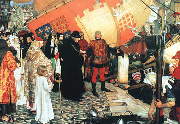 The departure of John and Sebastian Cabot