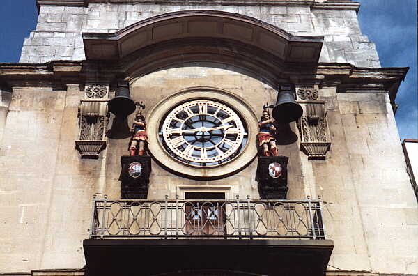 The clock of Christchurch