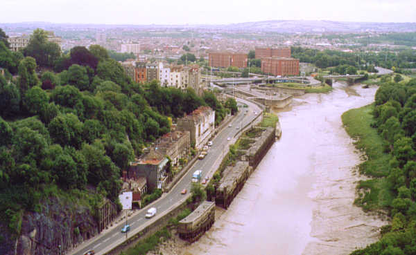 Bristol from the Clifton Suspension Bridge