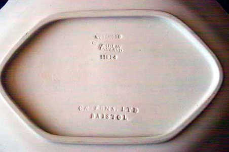 Tray made by Wedgwood for Caperns