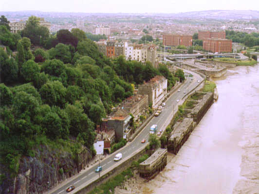 Hotwells from the Clifton Suspension Bridge