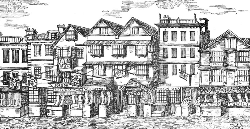 Wine Street in the 17th century