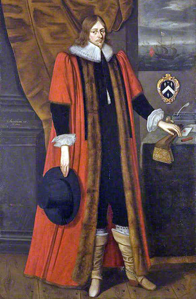 Sir Robert Yeamans c1642 by Willem Flessiers