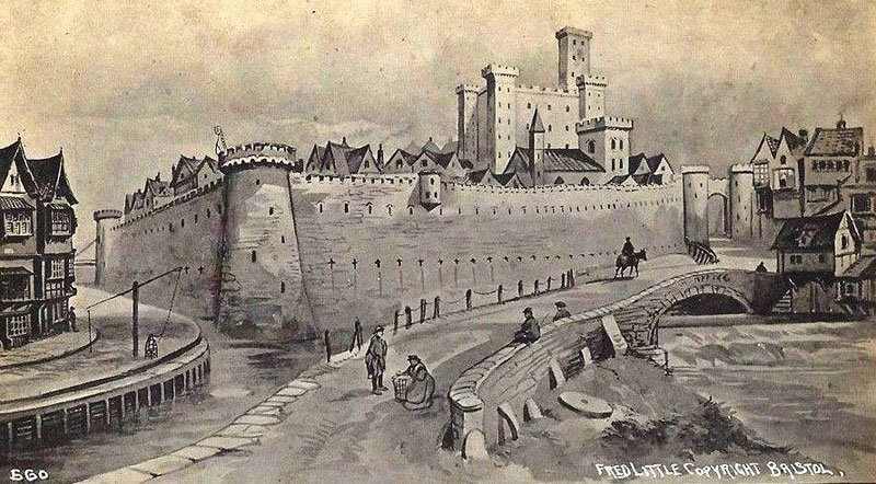 Bristol Castle around 1300