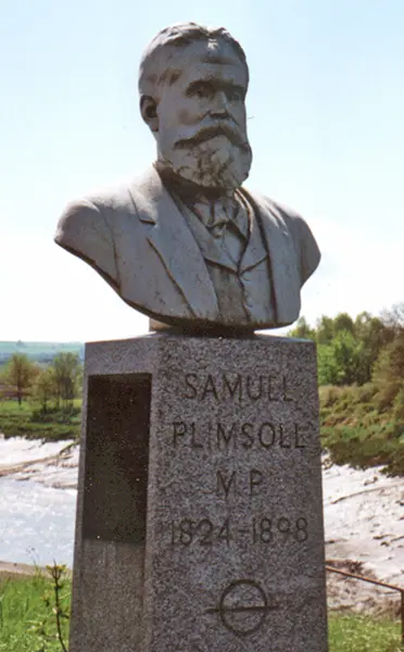 The bust of Samuel Plimsoll
