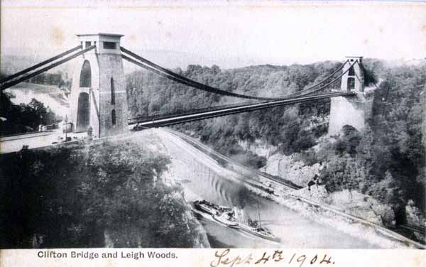 Clifton Bridge and Leigh Woods