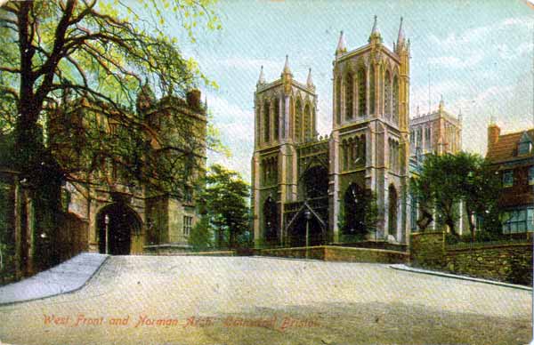 Bristol Cathedral West Front & Abbey Gateway