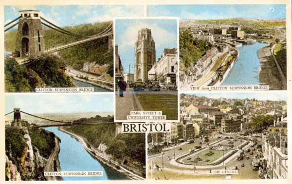 Bristol Multiview Postcard