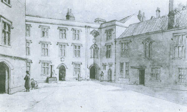 Courtyard of Queen Elizabeth's Hospital School