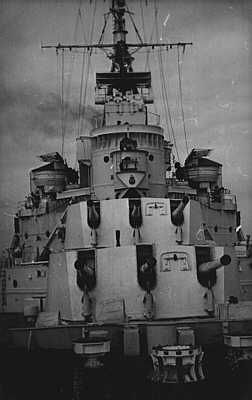 HMS Gambia - 1950 - off Malta