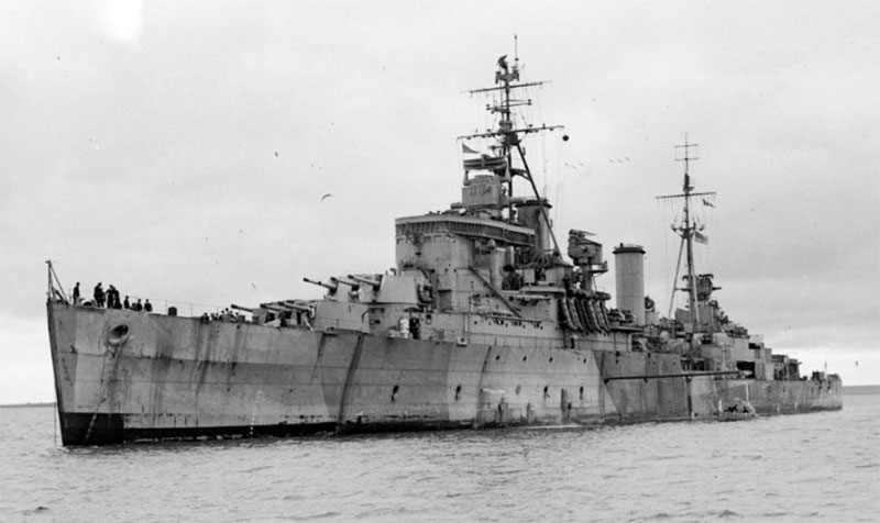 >HMS Swiftsure in July 1944