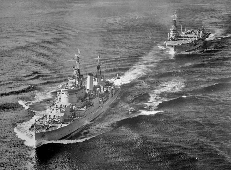 HMS Birmingham and Warrior