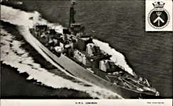 HMS Chevron postcard