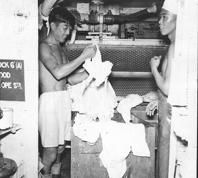 HMS Warrior's laundry