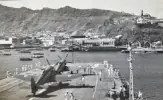 HMS Warrior at Aden, Yemen. Photo from Aaron Dixey, whose grandfather, Roy Dixey served on HMS Warrior