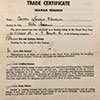 Leslie's Trade Certificate