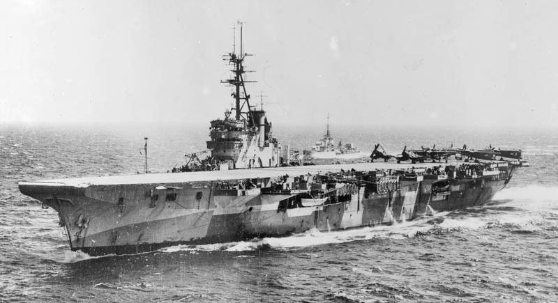 HMS Glory, August 1945