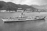 HMS Warrior, Hong Kong, October 3, 1954. Photo: Imperial War Museums, A 33035