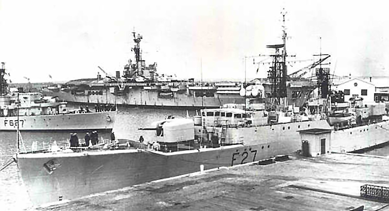 HMS Warrior, 4th September 1957, Puerto Belgrano, Argentina