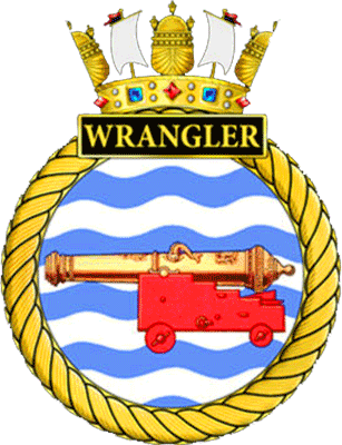 HMS Wrangler ship's crest
