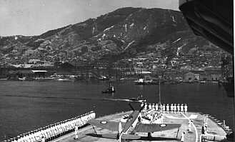 Kure harbour - Japan - 1953