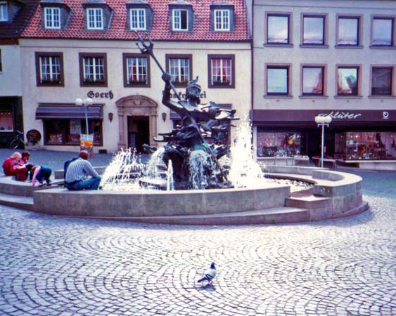 Paderborn - Neptune Fountain
